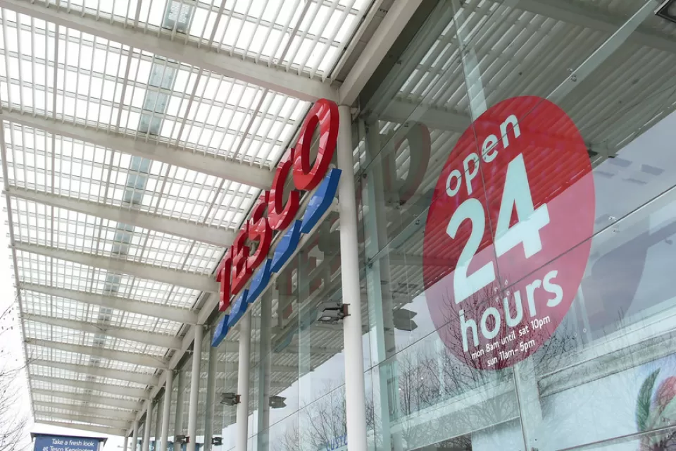 Tesco Supermarket, London